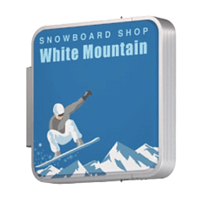 【LED】小型 突き出し看板・袖看板 ADR-3315T-LED〈角丸〉-株式会社ライトビコー