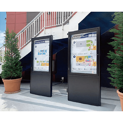 掲示板 横開き アルミ掲示板 AGC-0912-株式会社ライトビコー