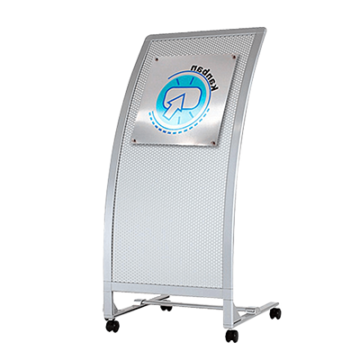 WBオリジナルデザインの看板 WXカーブサイン【アルミパンチング】WX-PANCH601-株式会社ライトビコー