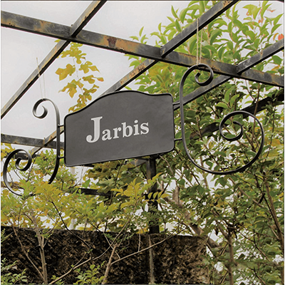 ロートアイアン 【屋外用】サインプレート イタリアン型 J-0009-株式会社ライトビコー