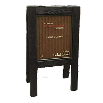 ハンドメイド・アンティーク看板 てつさびスタンド看板 Ko-0070-株式会社ライトビコー