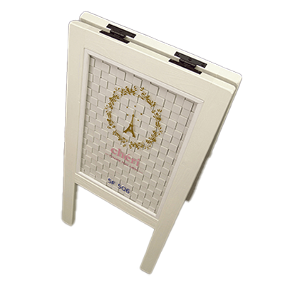 ハンドメイド・アンティーク看板 おしゃれな木製スタンド看板 Ko-0040-株式会社ライトビコー