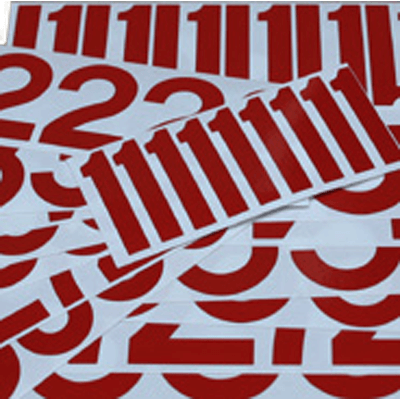 量水標のメートル表示用シール文字 メートル数字-有限会社タムラ製作所