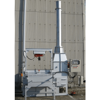 小型焼却炉シリーズ (50kg/h未満・届出・ダイオキシン測定不要) 小型焼却炉 ML型 ML-480-有限会社サンワプロテック