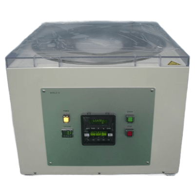 半導体製造メーカー向け開発商品 マニュアル式卓上スピンナー-HFJ生活事業株式会社