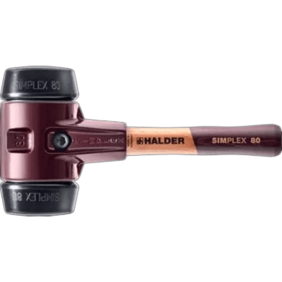 鋳造製ハウジング、短いハンドル SIMPLEXハンマー ゴム複合材 EH3002.-ロームヘルド・ハルダー株式会社