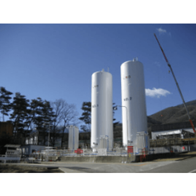 LNGサテライト設備 貯槽 真空二重殻型-エーテック株式会社