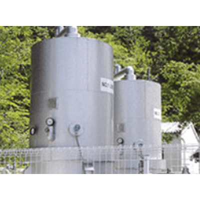 LNGサテライト設備 コイル型LNG温水蒸発器-エーテック株式会社