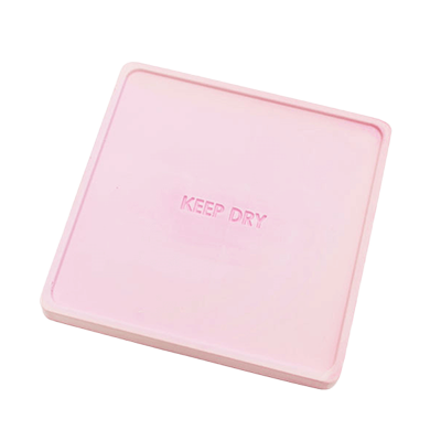 コップなどの水滴を吸収 すぐに乾いてさらり 珪藻土コースタープラス1枚入り スクエアタイプ-株式会社 ヒロ・コーポレーション