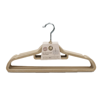 雑貨・小物 すべらない連結フックハンガー10P HED-0358-株式会社 ヒロ・コーポレーション