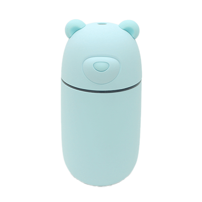 加湿器 USBポート付きクマ型ミニ加湿器「URUKUMASAN (うるくまさん) 」 PH180902 ブルー-株式会社 ヒロ・コーポレーション