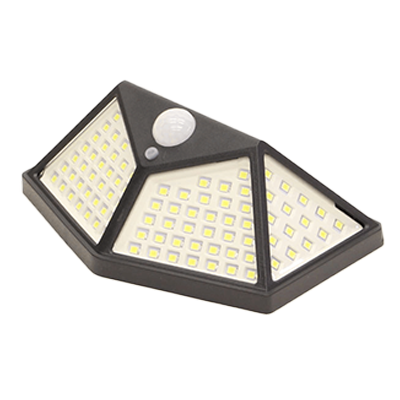 セキュリティ 100LEDソーラー充電センサーライト LED色 HCDL-100LSLD-LED-株式会社 ヒロ・コーポレーション
