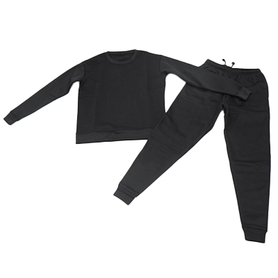 アパレル (女性用) 裏起毛スウェット上下 ブラック/グレー M/L/LL-株式会社 ヒロ・コーポレーション