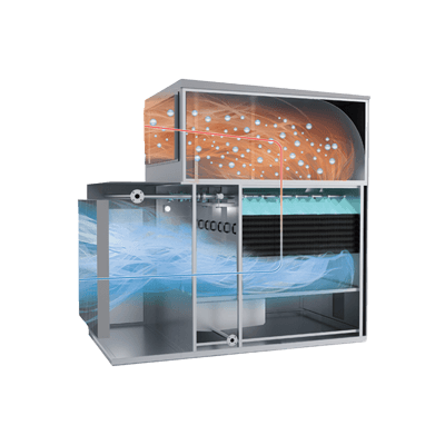 ウエットエアー式空調機 WETCOMⅡ (ウエットコムツー) WC-41-アンデックス株式会社