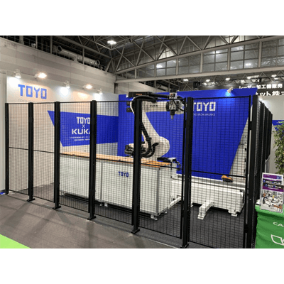 ドア枠加工ロボット (2019年日本木工機械展)-株式会社東洋鉄工所