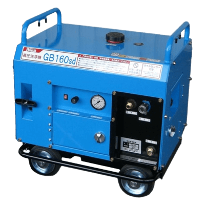 高圧洗浄機 低騒音で市街地でも安心 防音タイプ GB160sd-R 440167-レッキス工業株式会社