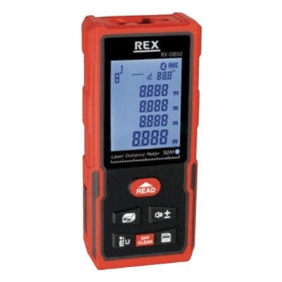 計測機器 測定、記録、作図を素早くシンプルに レーザー距離計 RX-DB50-レッキス工業株式会社