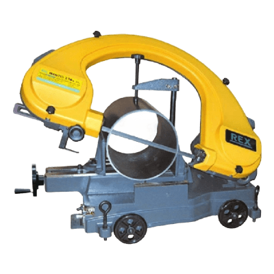 バンドソー 油圧ダンパー搭載でなめらかな高精度切断を実現 平バイス マンティス XB270A-レッキス工業株式会社