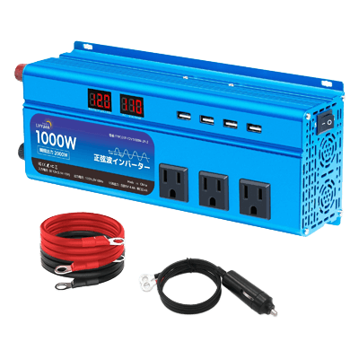 車用品 正弦波インバーター TYPC01P-12V1000W-JP-2-株式会社タイガン