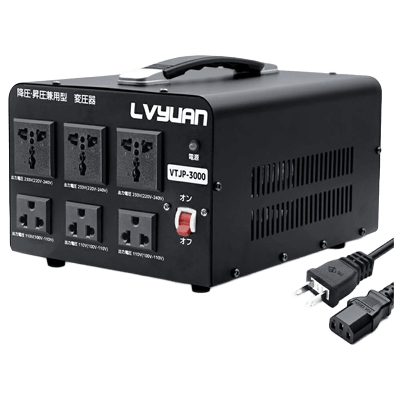 アップ/ダウン両用変圧器 3,000W vtjp-3000va-株式会社タイガン