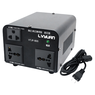 アップ/ダウン両用変圧器 800W dt-800va-株式会社タイガン