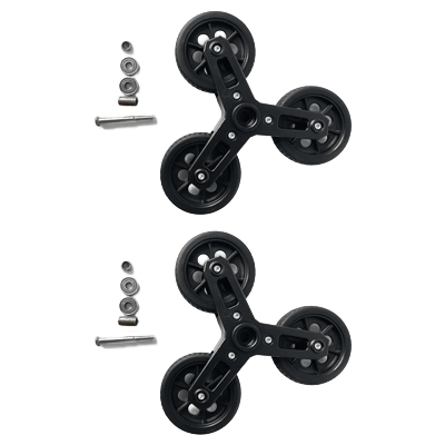 生活用品・家具 キャリーカート用交換 3輪タイヤキット 2個セット tyre-black-M-株式会社タイガン