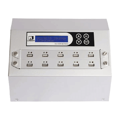 U-Reach Intelligent 9 Silverシリーズ USBデュプリケーター/消去装置 UB910S-株式会社U-Reach Data Solutions