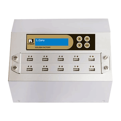 U-Reach Intelligent 9 Goldenシリーズ USBデュプリケーター/消去装置 UB910G-株式会社U-Reach Data Solutions