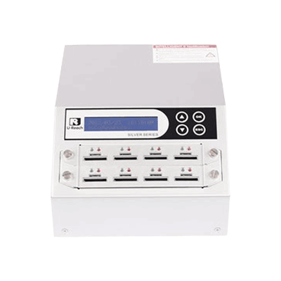 U-Reach Intelligent 9 Silverシリーズ SDデュプリケーター/消去装置 SD908S-株式会社U-Reach Data Solutions