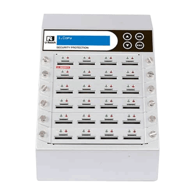 U-Reach Intelligent 9 Silverシリーズ SDデュプリケーター/消去装置 SD924S-株式会社U-Reach Data Solutions