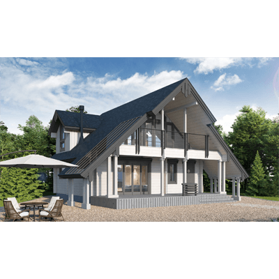 フィンログハウス PERHE (ペルへ：家族) FL07-株式会社ビックボックス