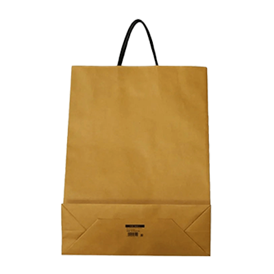 100円ショップ商品 手提げ紙袋 紙袋 手提げ 10枚入 クラフトエンボス Lサイズ H-OC20241-株式会社包む