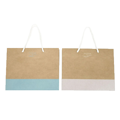 100円ショップ商品 手提げ紙袋 紙袋 手提げ 10枚入 パターンカラー A5サイズ H-YG030-株式会社包む