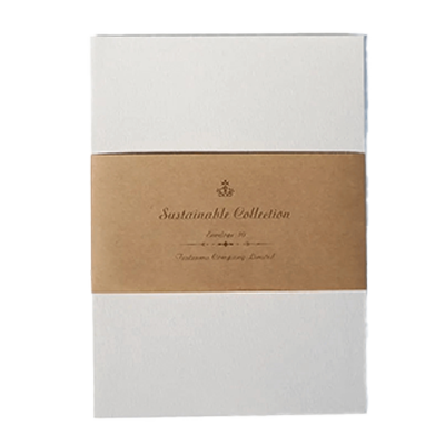 ステーショナリー 封筒 10枚入 タント S-7 灰色 ライトグレー 無地 エンボス H-TL0N5-株式会社包む