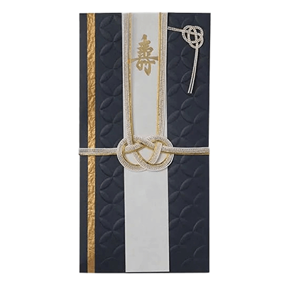 ステーショナリー 祝儀袋 ネイビー 男小紋 (おとここもん) 七宝 H-T4614-株式会社包む