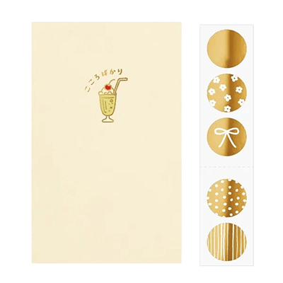ステーショナリー ポチ袋 クリームソーダ 心ばかり Sサイズ H-TP029-株式会社包む