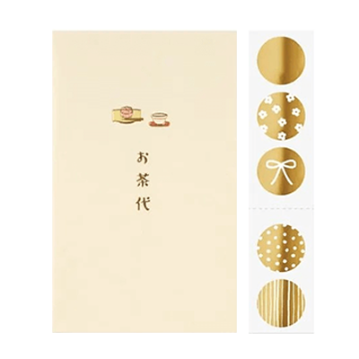ステーショナリー ポチ袋 お茶代 和菓子 Sサイズ H-TP040-株式会社包む