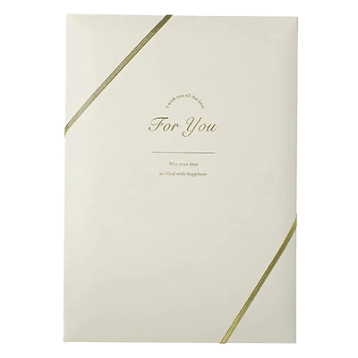 ステーショナリー 色紙・色紙シール 色紙 シック レザー風 アイボリー H-TS028-株式会社包む