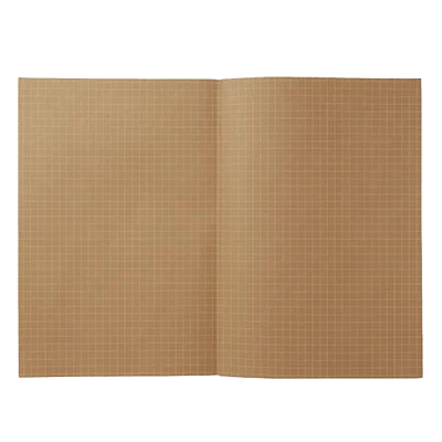 ステーショナリー ノート・メモ帳 ノート 方眼 クラフト シンプル H-T9030-株式会社包む