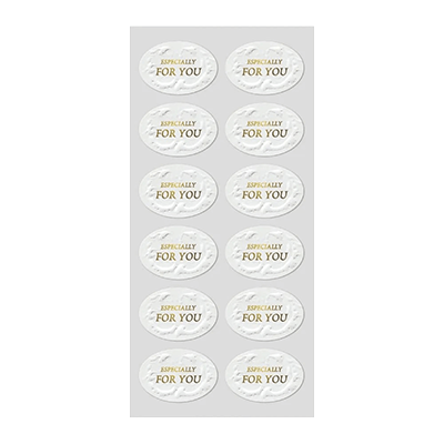 ラッピング シール フォーユー FOR YOU ホワイト 白 H-TW018-株式会社包む