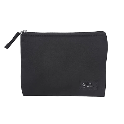 雑貨 ポーチ ATELIER tsutsumu アトリエ包む ミニポーチ ブラック 黒 抗菌防臭 自然素材 竹 H-AA092-株式会社包む