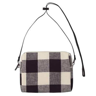 雑貨 ポーチ ATELIER tsutsumu アトリエ包む ポーチ ショルダーポーチ ブロックチェック H-AA057-株式会社包む