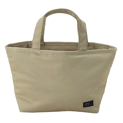 雑貨 ランチバッグ・ペットボトルカバー アトリエ包む 舟形ランチバッグ カーキ 保冷 抗菌防臭 持ち手付き 自然素材 竹 H-AA085-株式会社包む