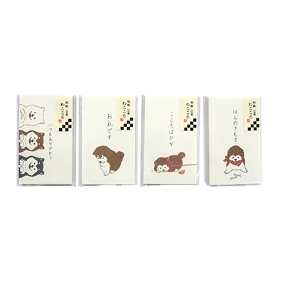 100円ショップ商品 祝儀袋・ポチ袋 ポチ袋 72枚入 ゆるしばいぬ シール付 H-OC4236-株式会社包む