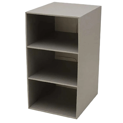 収納 デスク収納 1個入 カラーBOX グレー H-T9052-株式会社包む
