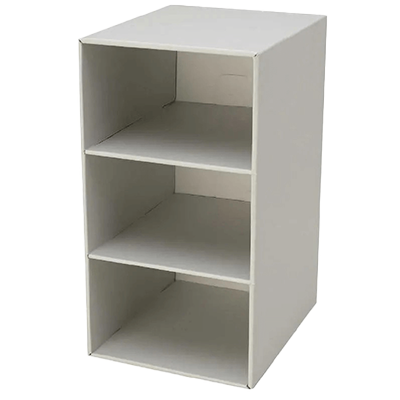 収納 デスク収納 1個入 カラーBOX ライトグレー H-T9053-株式会社包む