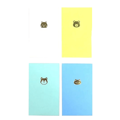 100円ショップ商品 祝儀袋・ポチ袋 ポチ袋 36枚入 しあわせアニマルズ H-YP002-株式会社包む