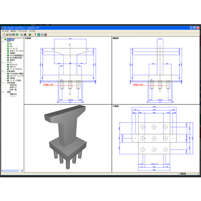 CAD/CIM UC-Draw ツールズ Pier (橋脚)-株式会社フォーラムエイト