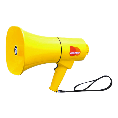 ハンド型防水メガホン 噴流型防水構造メガホン (15W)-株式会社ノボル電機