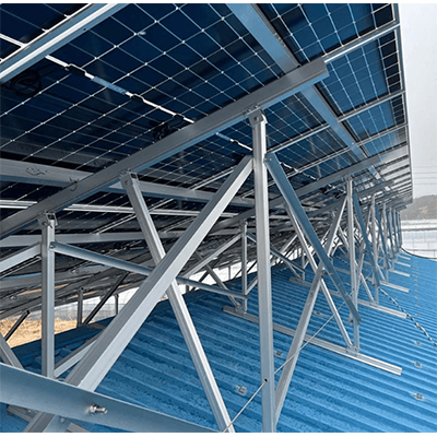 トタン屋根取付システム PV Korea 高架屋根設計マウントラック-厦門ナイサンソーラーテクノロジー有限会社